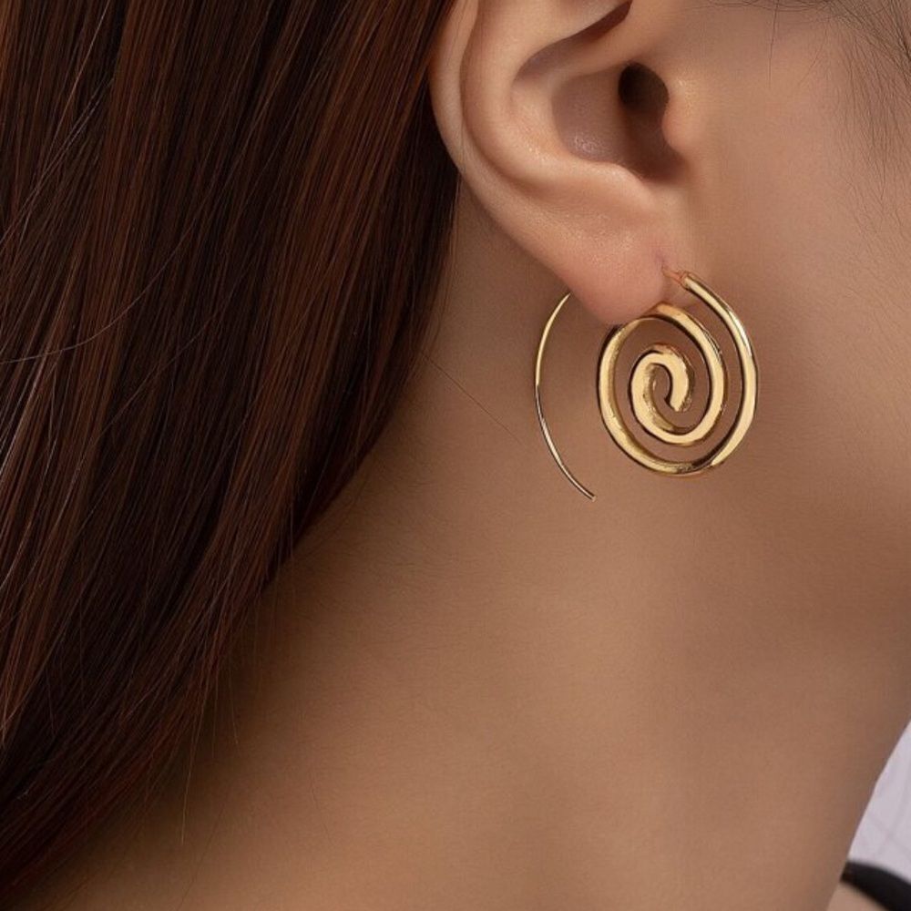 Spiral Hoop Earrings S997